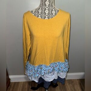 Matilda Jane multicolor blouse size XL